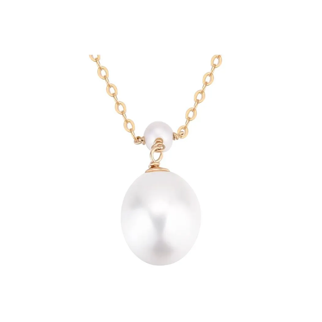 COCOKIM 14K Золотое покрытие Жемчужные ожерелья Женские