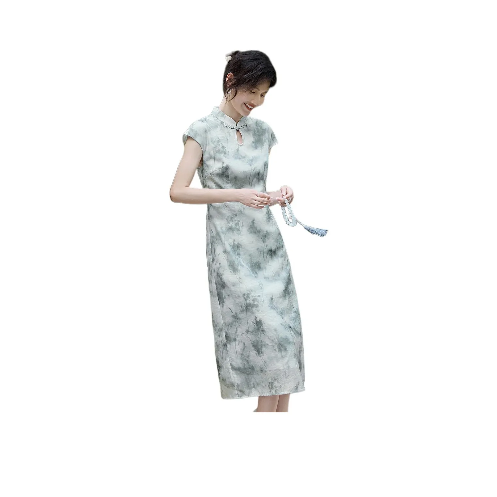 XWI Cheongsams Women's Rain Blue