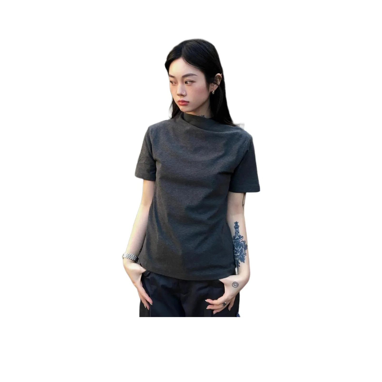 AN Серые Женские Футболки