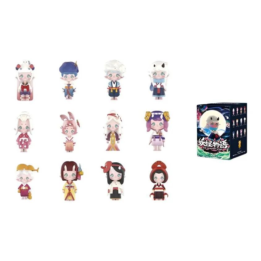 POP MART Zoe Monster Tales Коллекция Слепые коробки Полный набор 12 шт