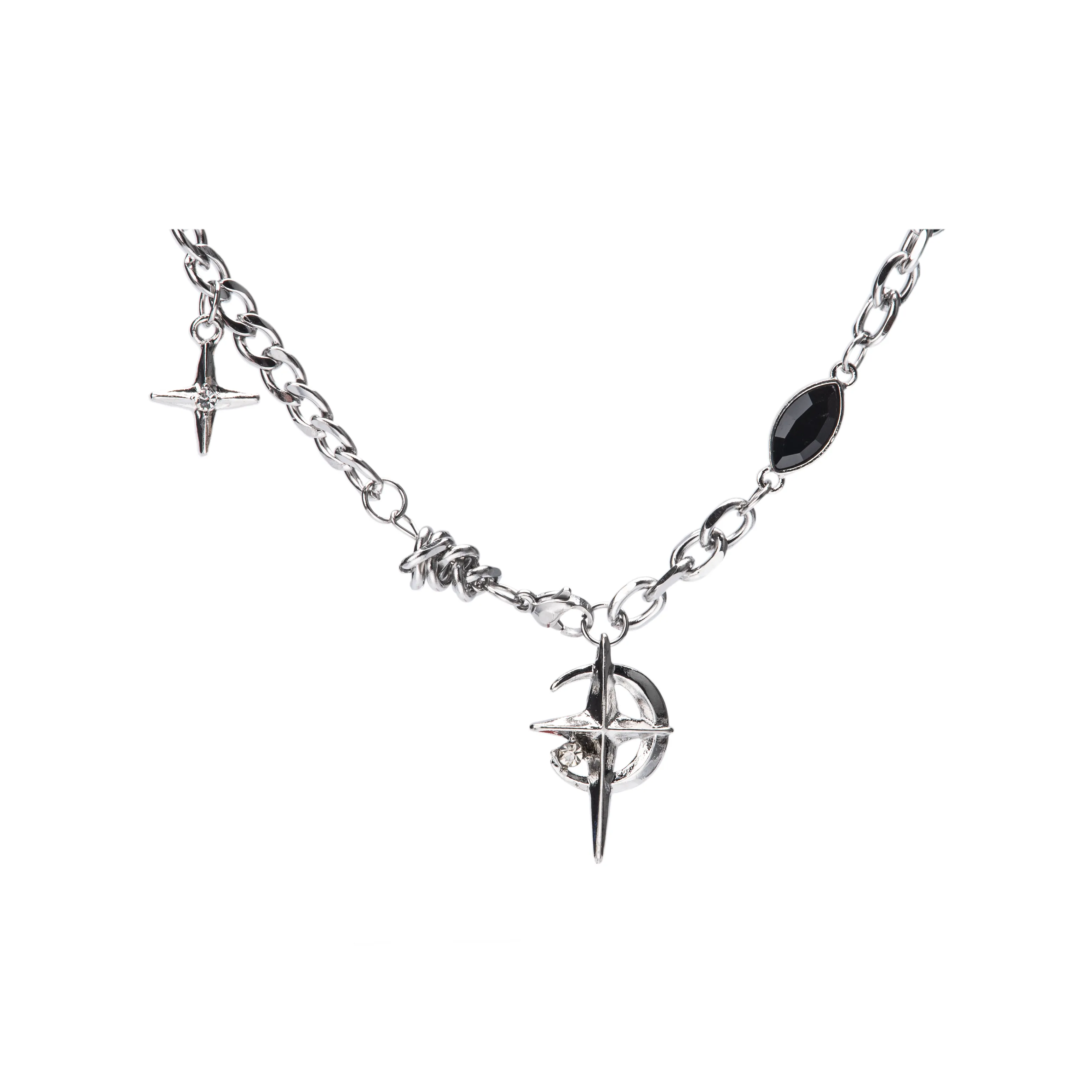 BLESSED BULLET Титановые стальные ожерелья унисекс