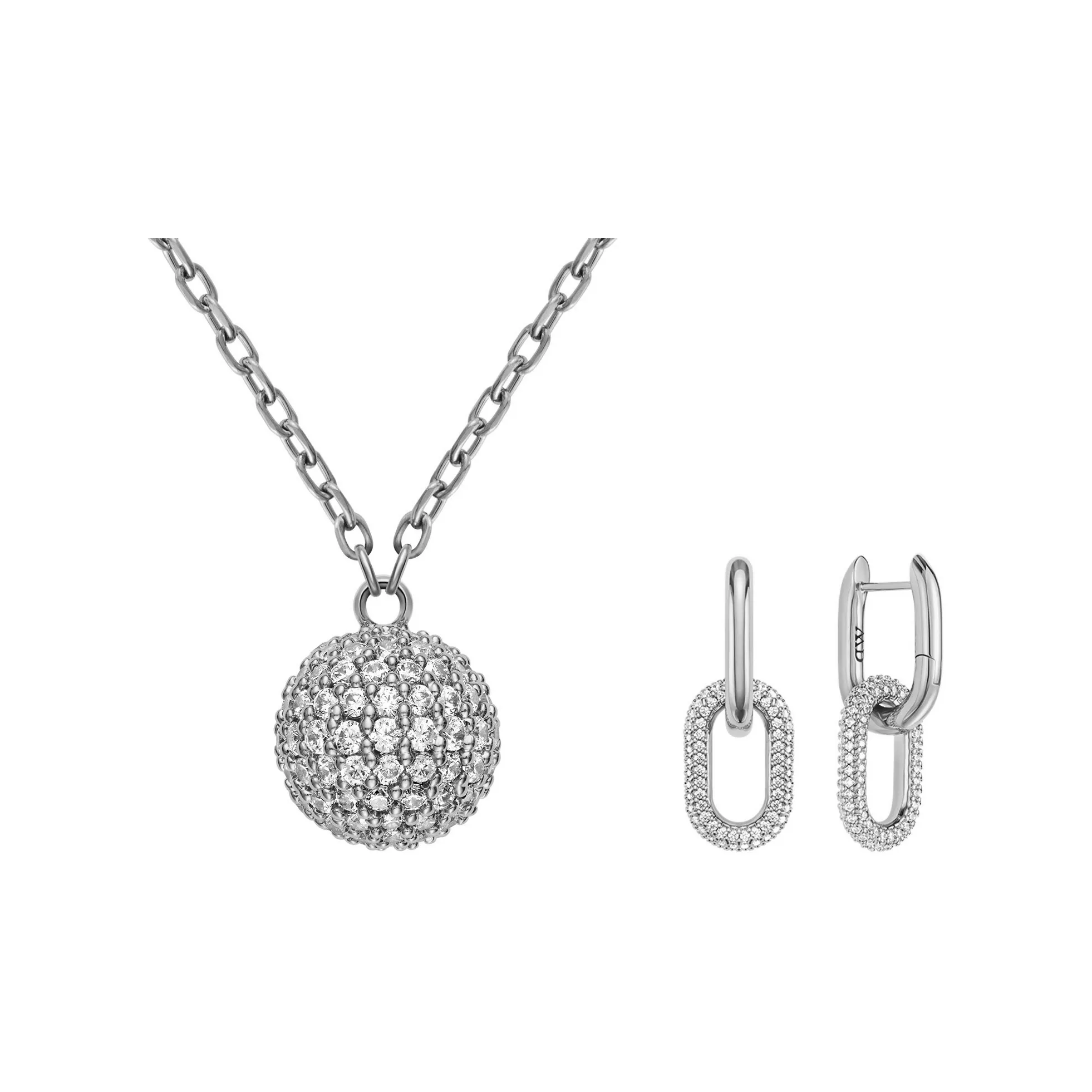 Daniel Wellington Комплект Ожерелье и Серьги-гвоздики Женские