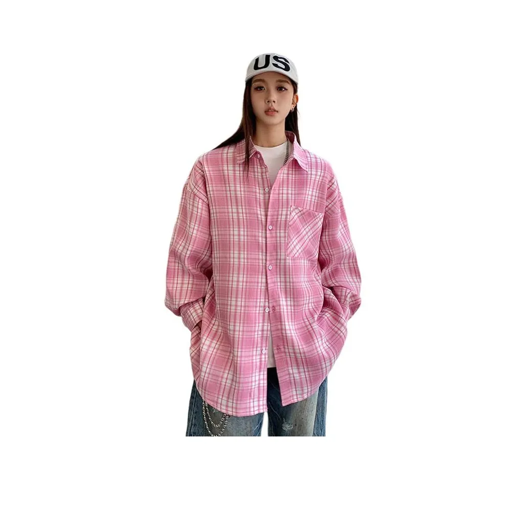 Flowers in water Длинный рукав Рубашка Женская