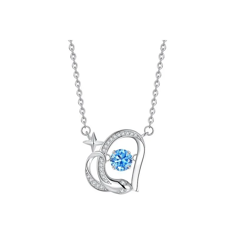 PARAS KORS S925 Silver With Zircon Necklaces Women's