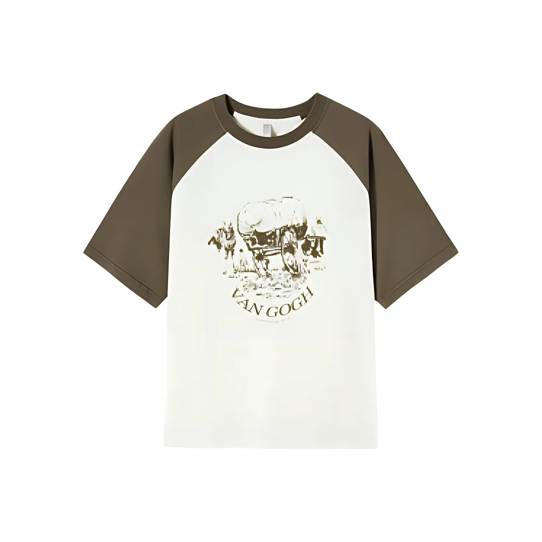 DIALOGUE x Kaleen Vincent Van Gogh Art Paintings Collaboration T-Shirt Женская