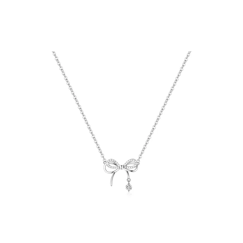 BHI Sterling Silver Necklace, Gift Box Set Women's Bestie Style