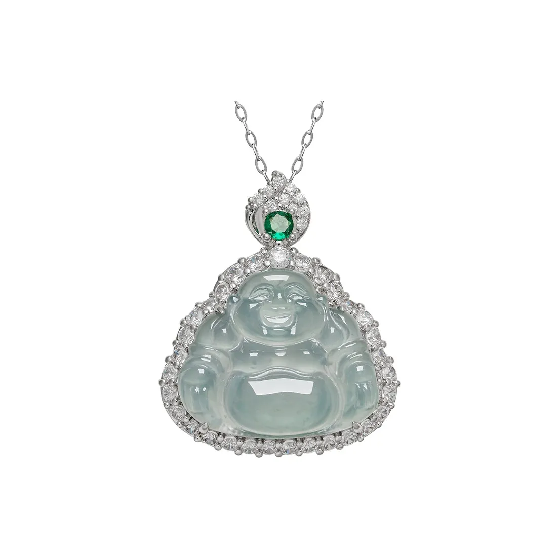 Princess Cui Glutinous Jade Necklaces Unisex