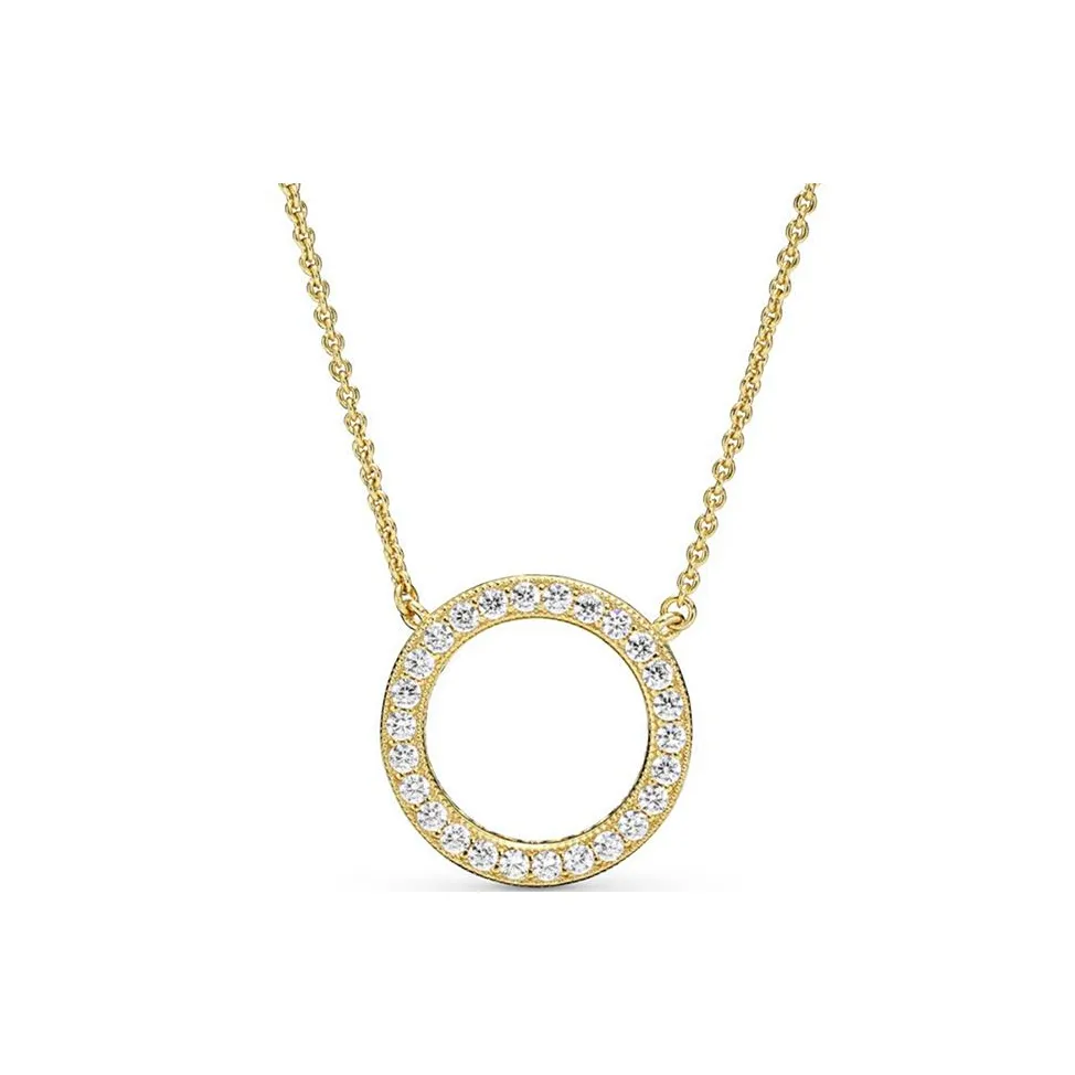 Pandora 925 стерлинговое серебро ожерелья унисекс