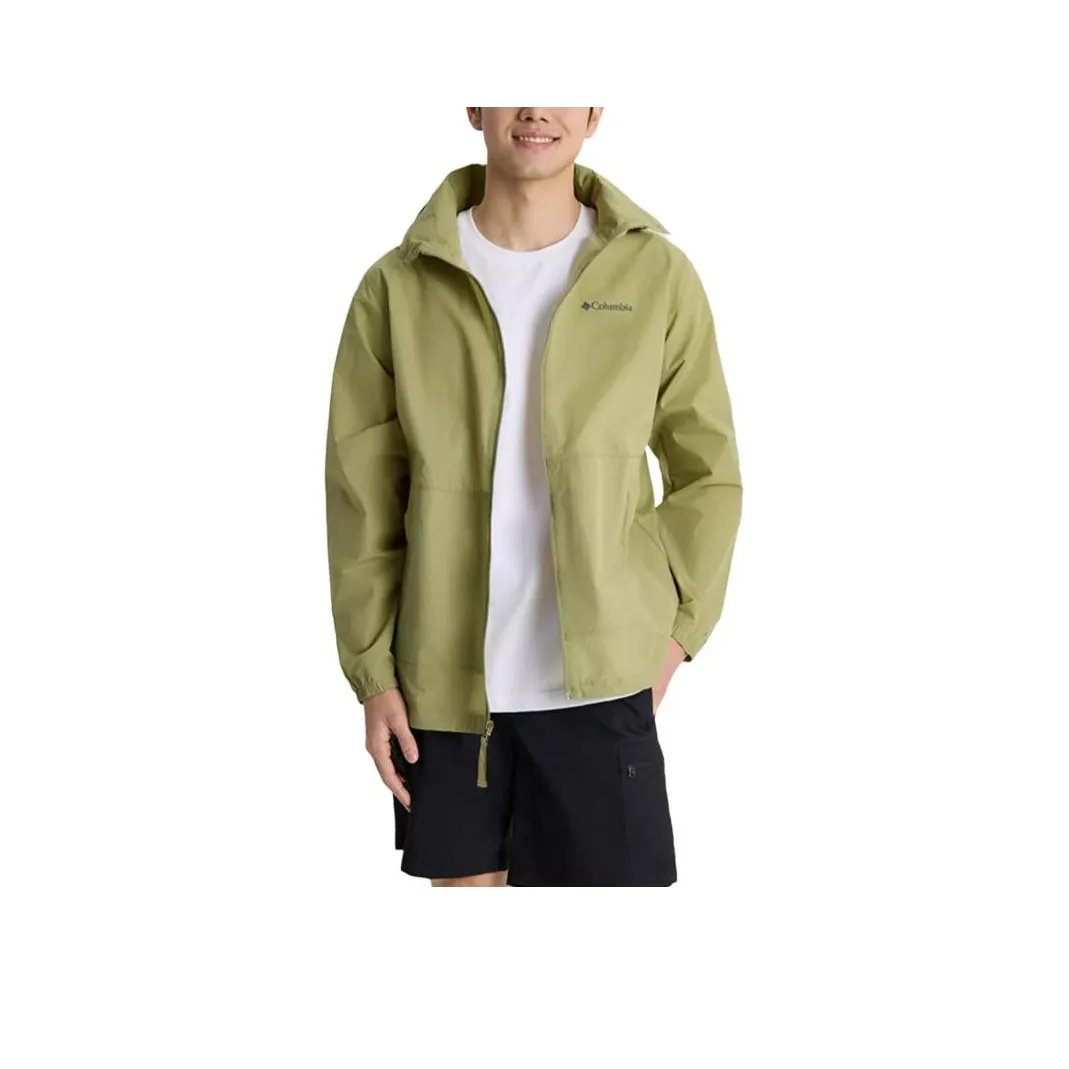 Columbia совместный бренд Дышащий Быстросохнущий Устойчивый к истиранию Защита от ультрафиолета Охлаждающий Защита от солнца Мужской Светло-зеленый