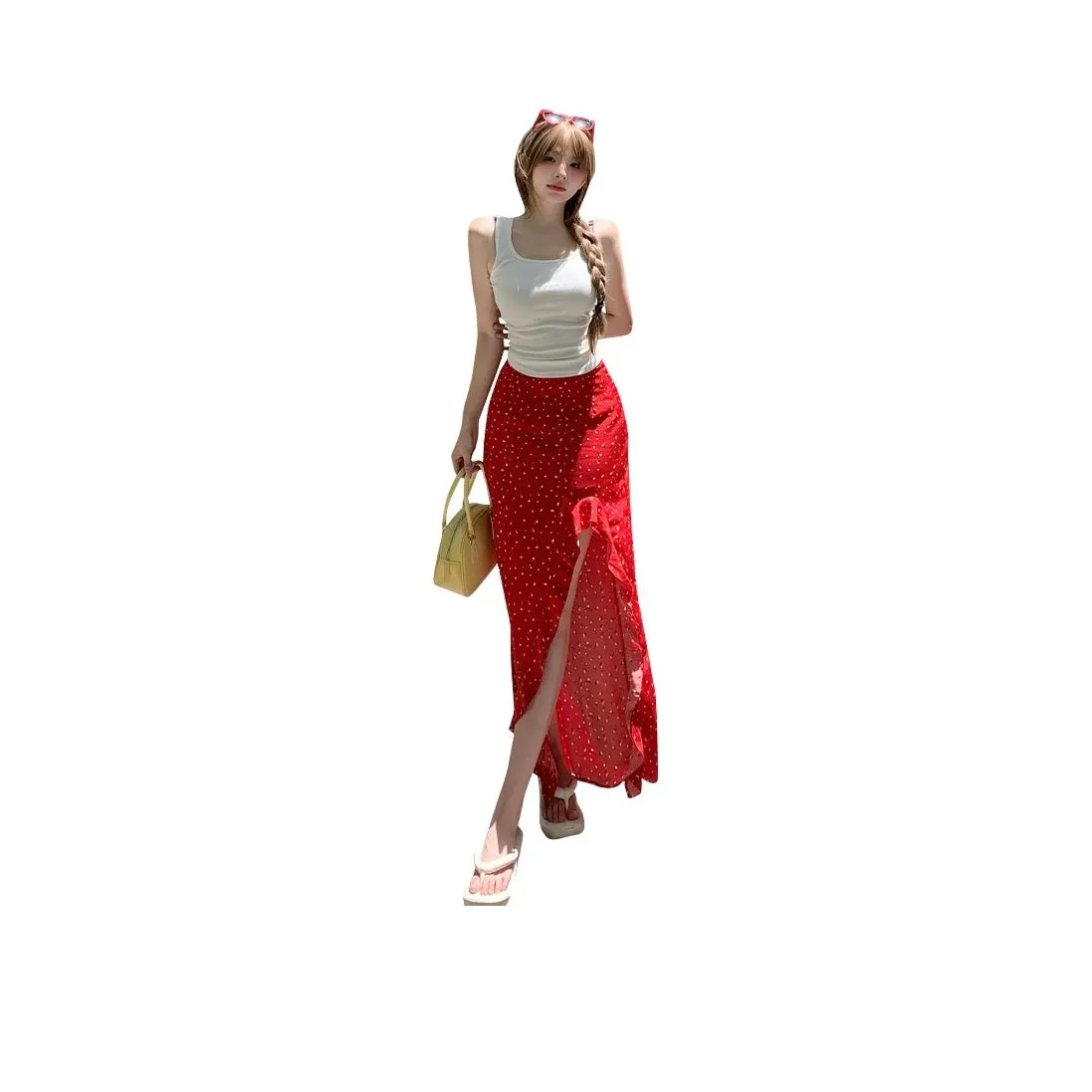 YINLEI Повседневная длинная юбка женская