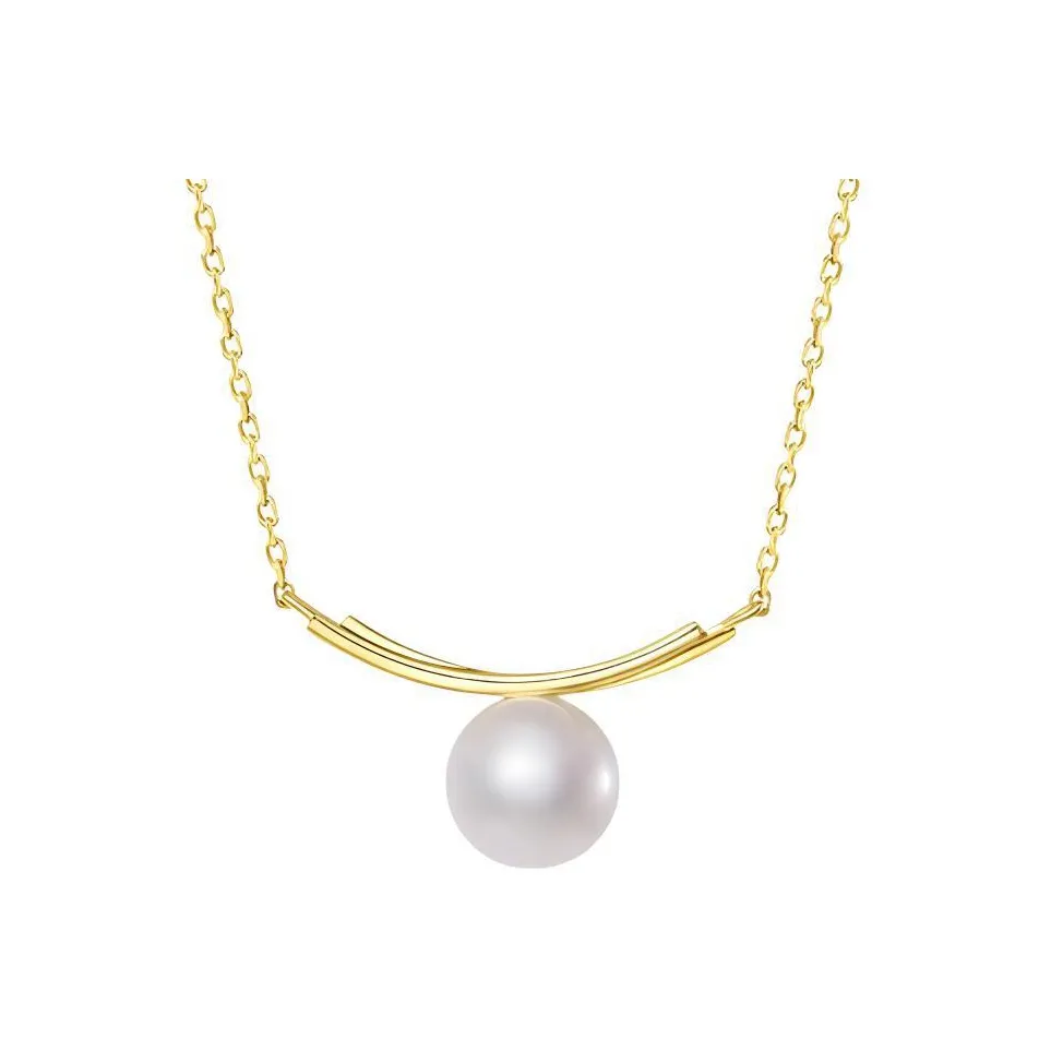 YIN 18K Gold Necklaces Women's Gold/White