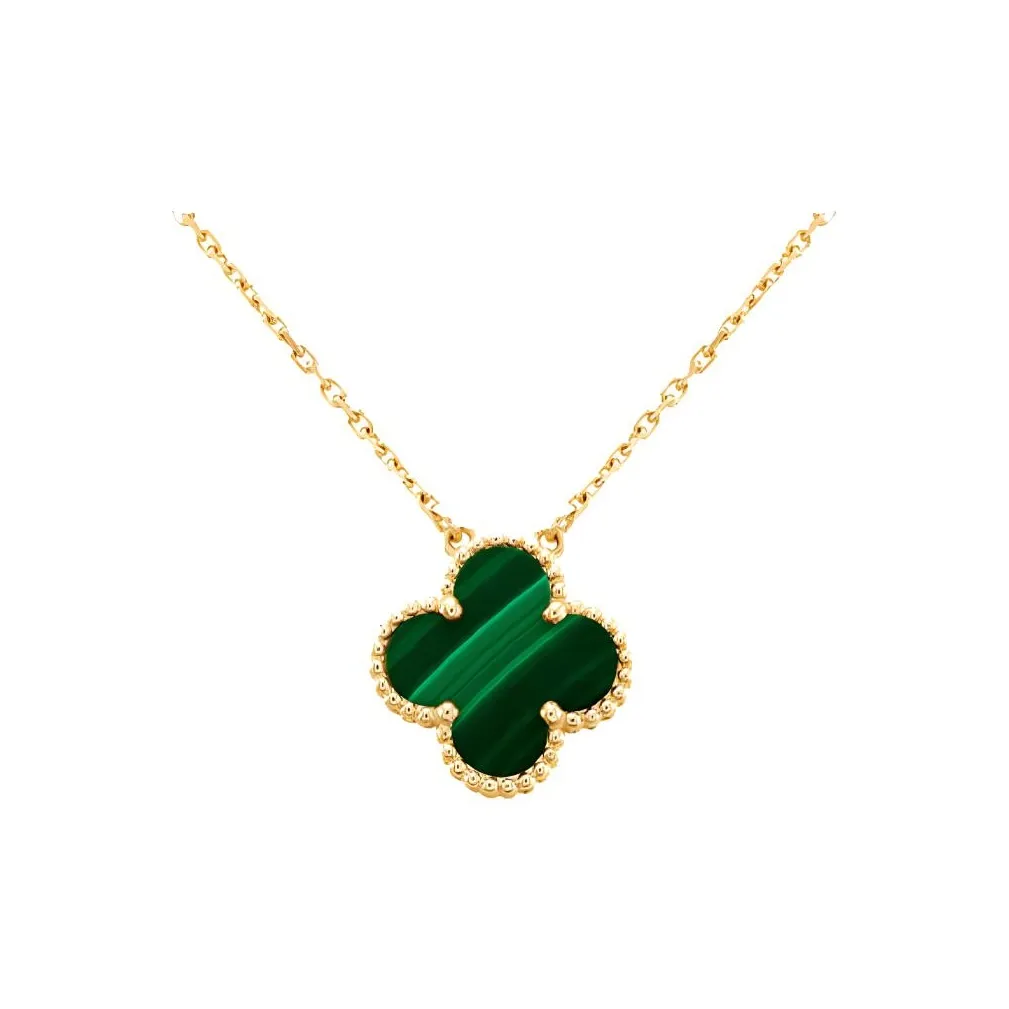 Van Cleef & Arpels 2010s 18K Yellow Gold Alhambra Necklace