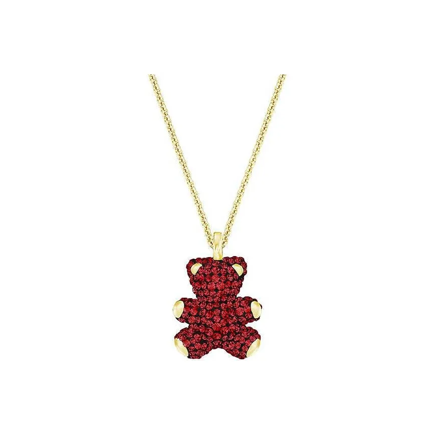 Swarovski Teddy Crystal, Gold Plated Necklaces Women's
