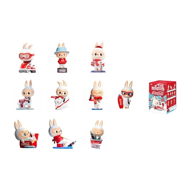 POP MART LABUBU THE MONSTERS Coca Cola Collection Mystery Boxes 10 For A Single Blind Box/whole Box