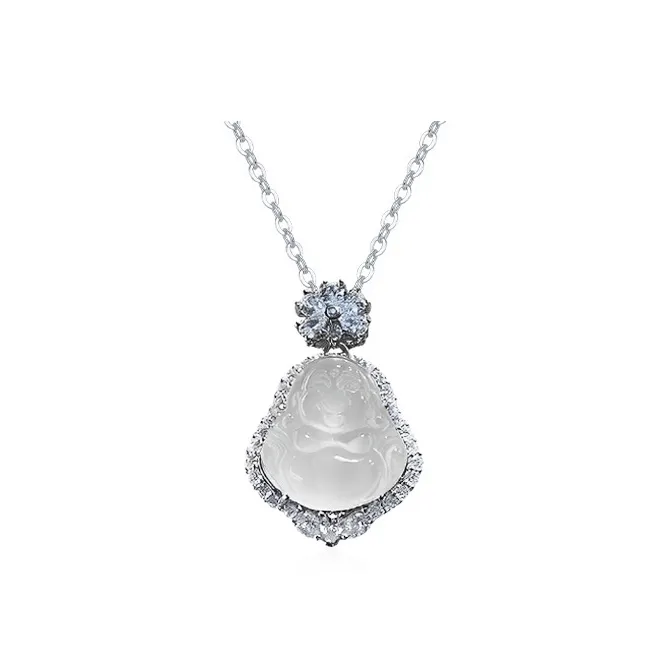 MOONS FAME Chalcedony Necklaces Women's