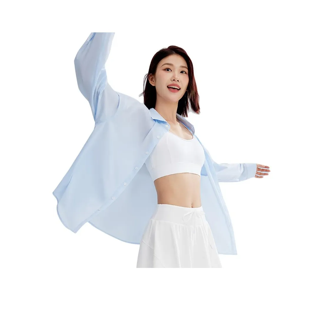 Never Me Солнцезащитная рубашка женские