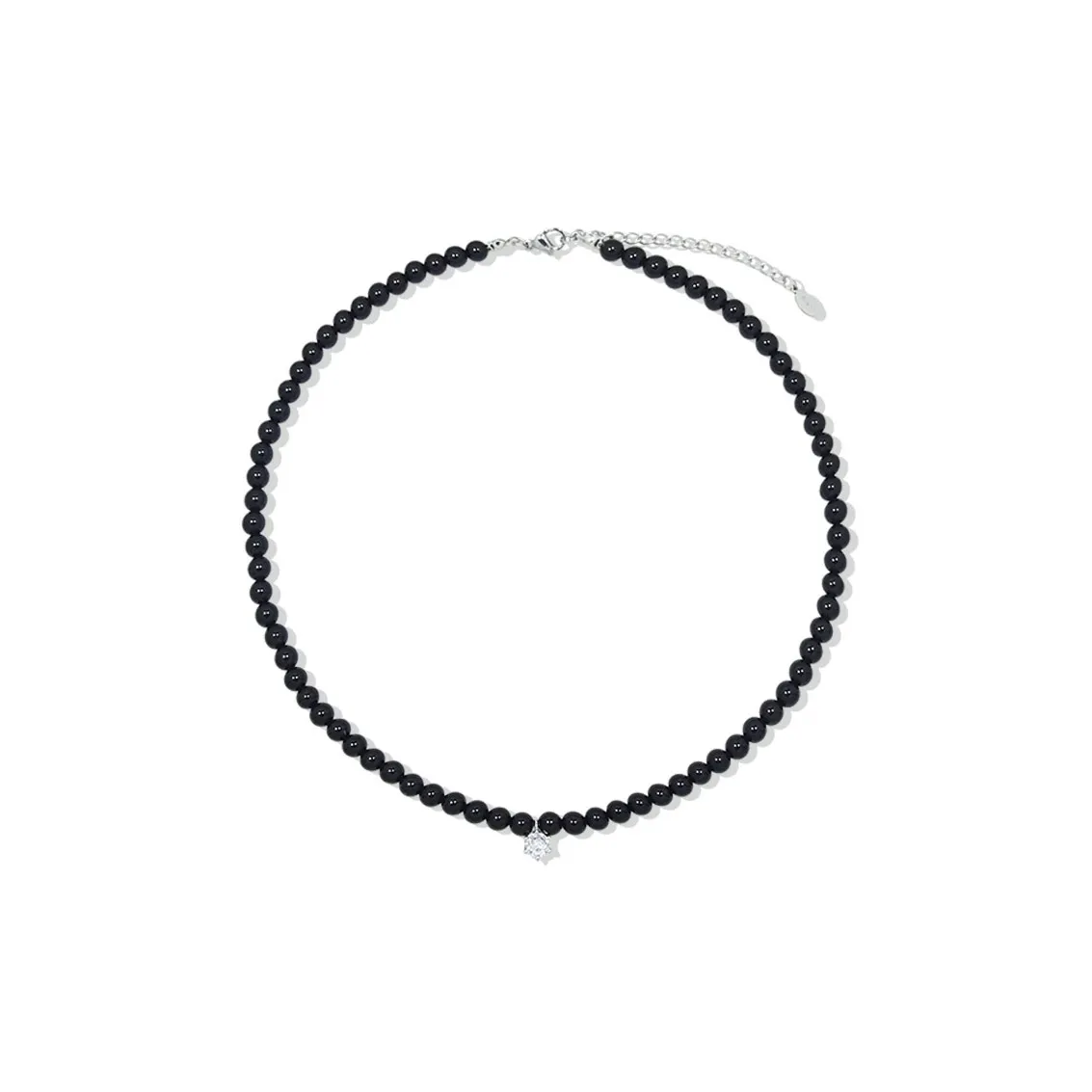 AWE 925 Sterling Silver Girlish New Chinese Style Outfit With Lucky Stones And Trendy Fall Winter Sweater Chain Women's