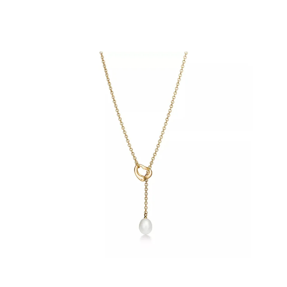 TIFFANY & CO. Elsa Peretti® 18K Gold Necklaces Women's Gold
