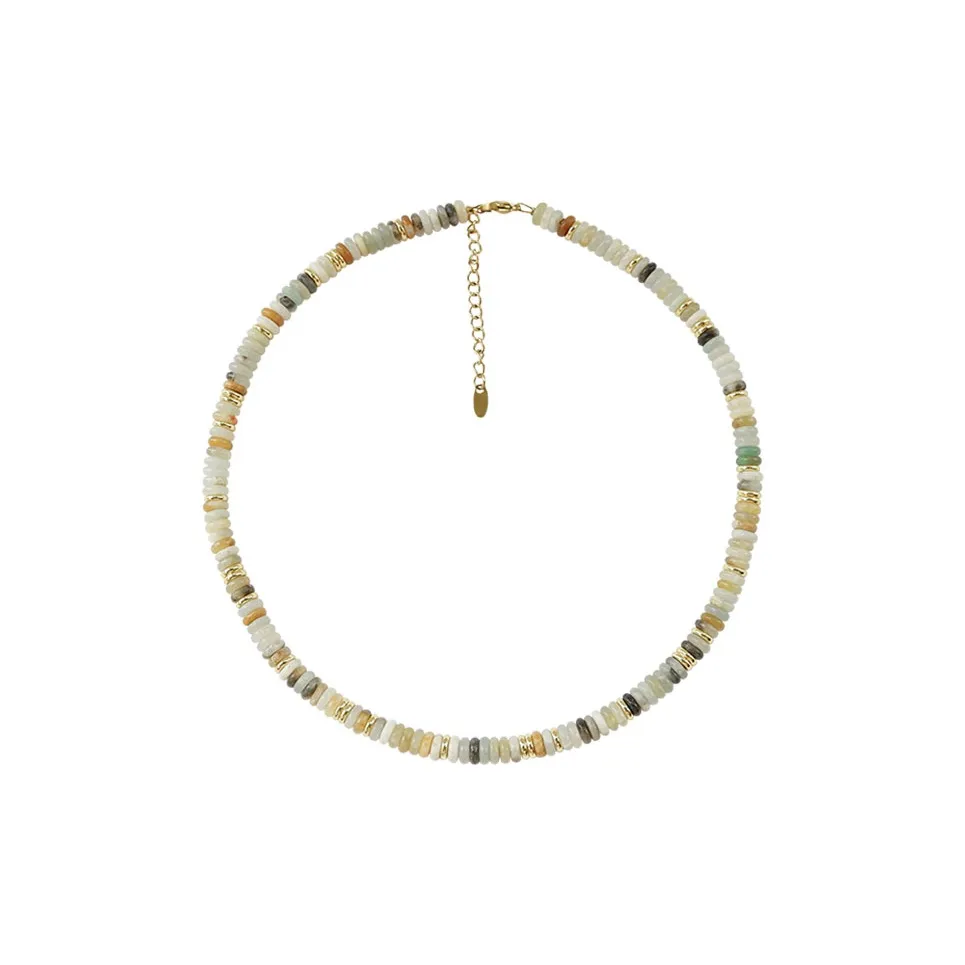 GITHA Зеленый Авантюрин Ожерелья Женские