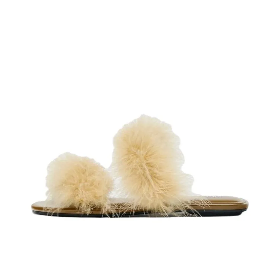 ZARA Слипоны Женские Желтые