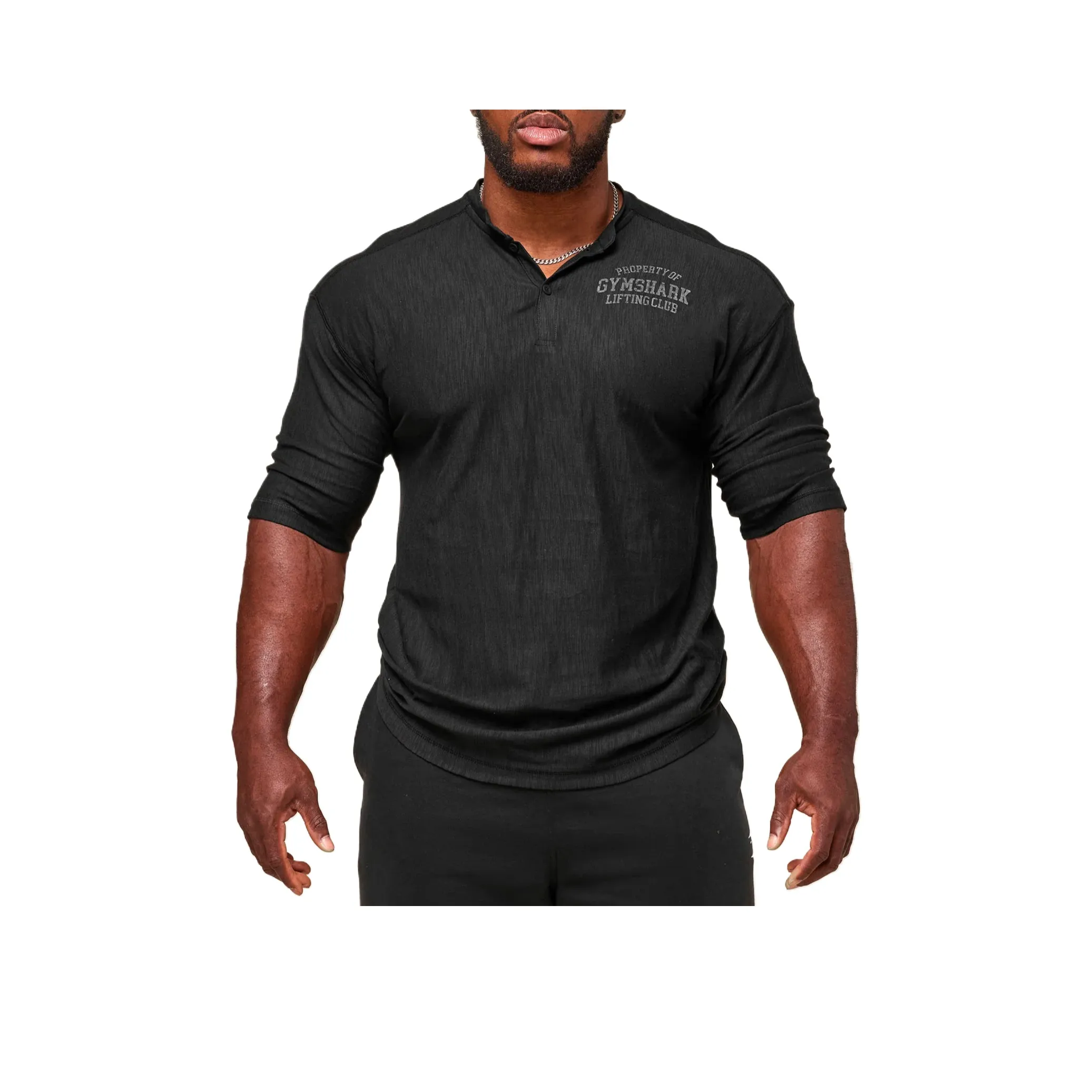 GYMSHARK Мужские Черные Рубашки