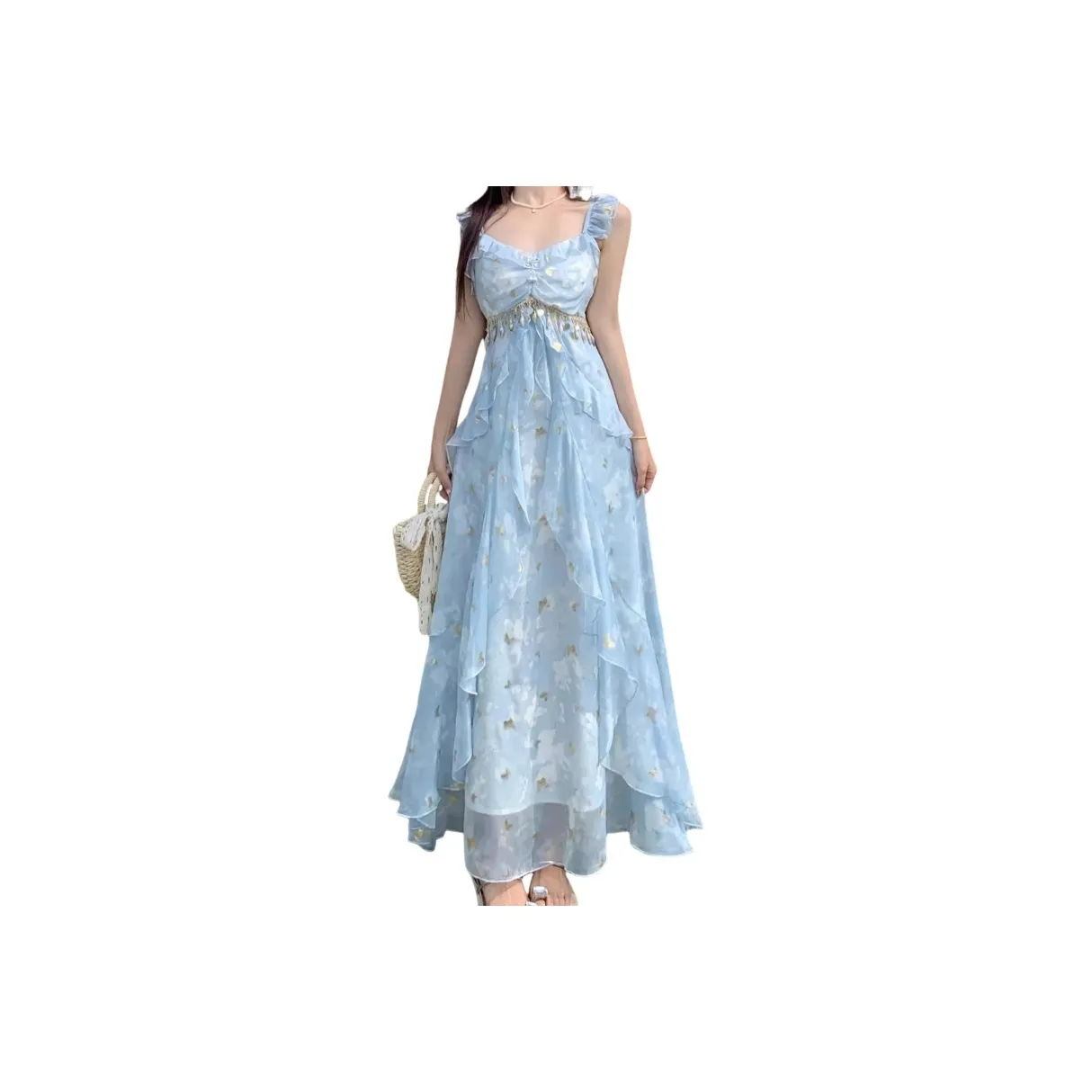 YICHEN Синий Женские Слиплатья