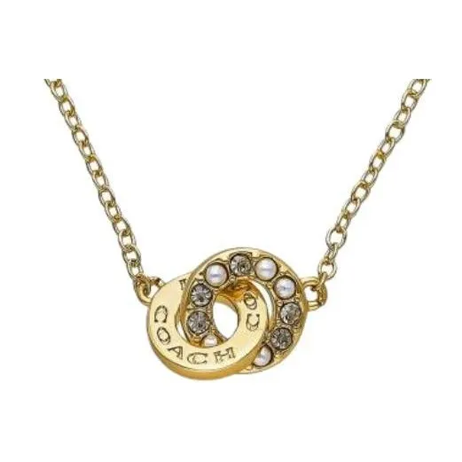 COACH Брасс Колье Женские Золото