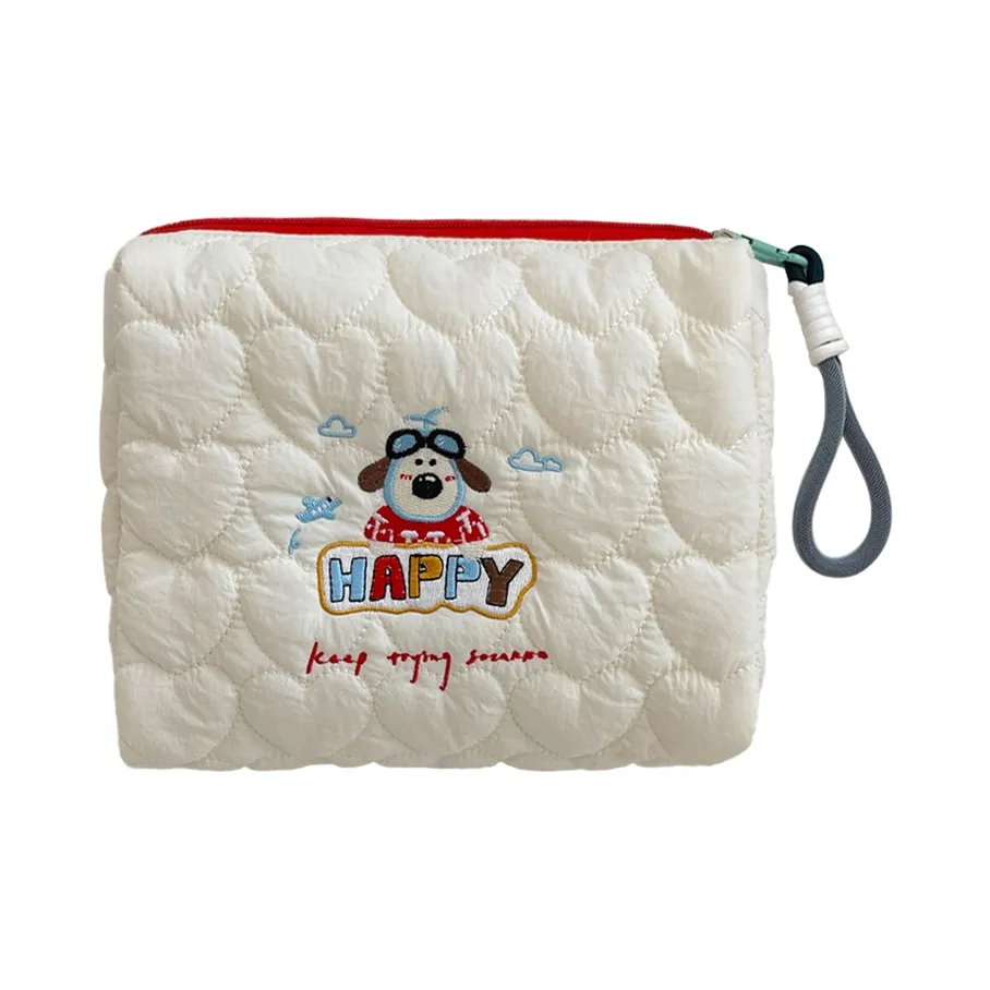 BANZHENI Милый щенок Косметичка для макияжа Путешествие Хранение Большая емкость Портативная Органайзер для косметики Сумка для макияжа Дорожная косметичка