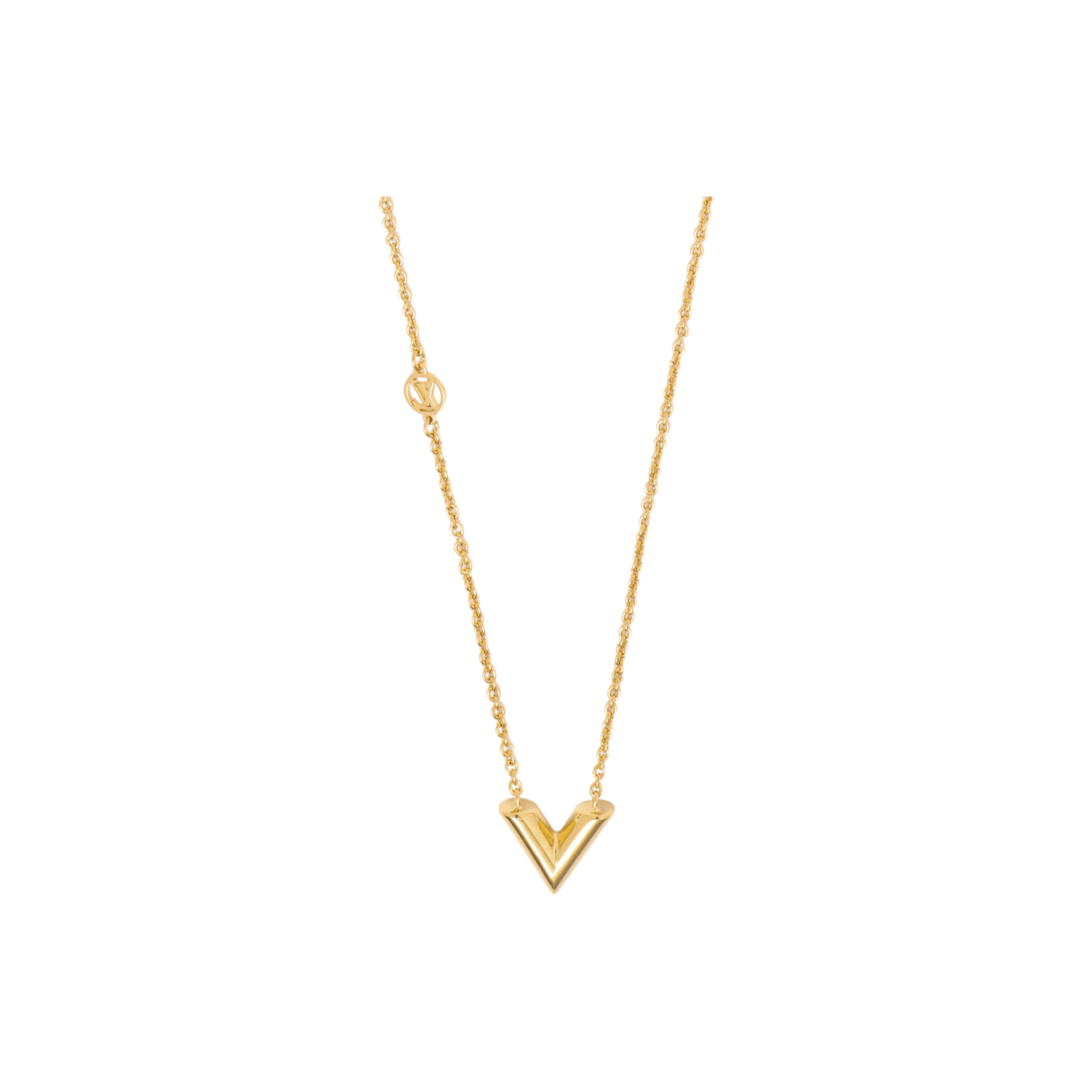 Lv M00857 Essential V Necklace