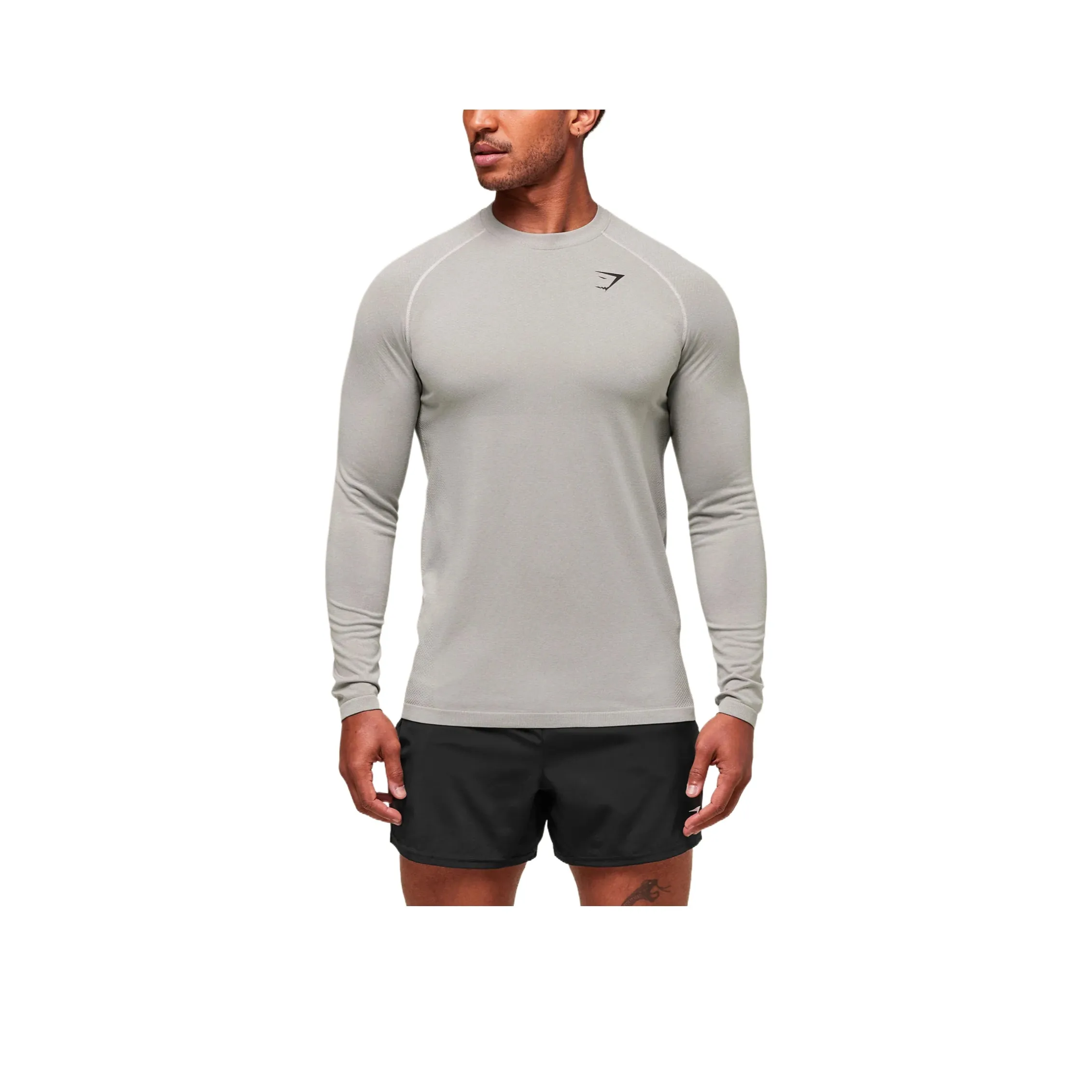 GYMSHARK Серый Мужской T-Рубашки