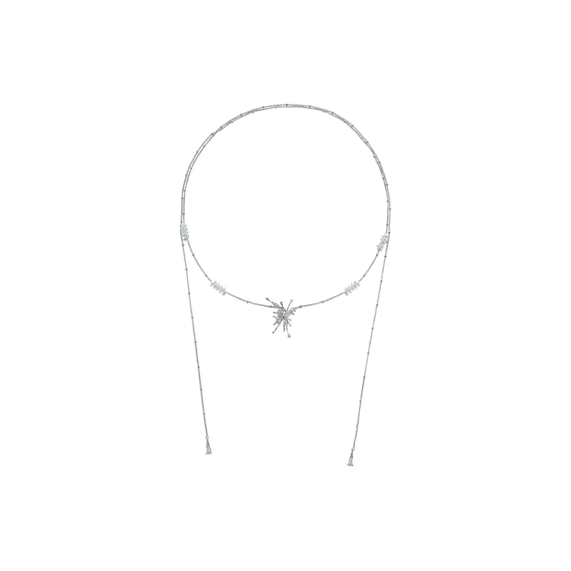 BOONEE Белое золото с покрытием медные ожерелья женские