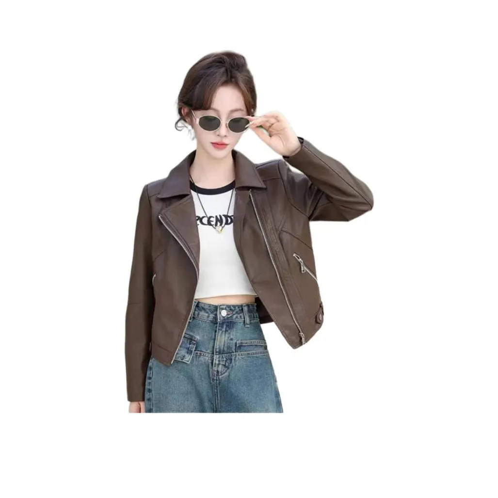 Aoaifu Женские кожаные куртки
