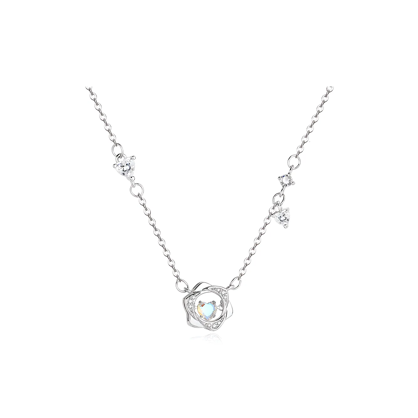 7℃ Sterling Silver Necklaces Unisex