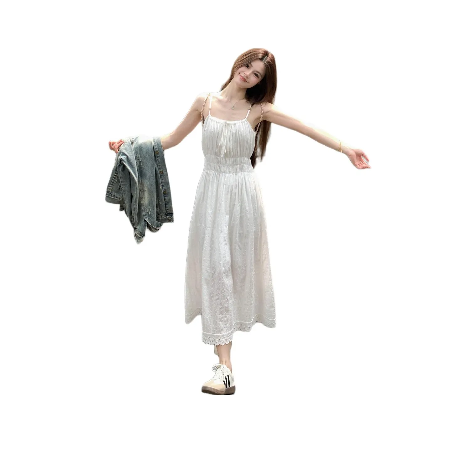 Белые женские слиплатья