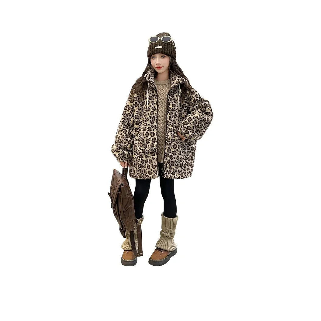 MY LITTLE PONY Хлопковый пуховик с леопардовым принтом для подростков