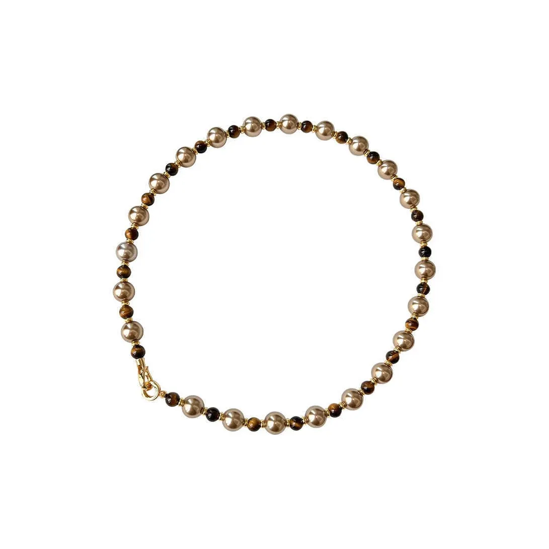 KING OF BLING Сплав Искусственная жемчужина Ожерелья Унисекс Год Змеи Удачи