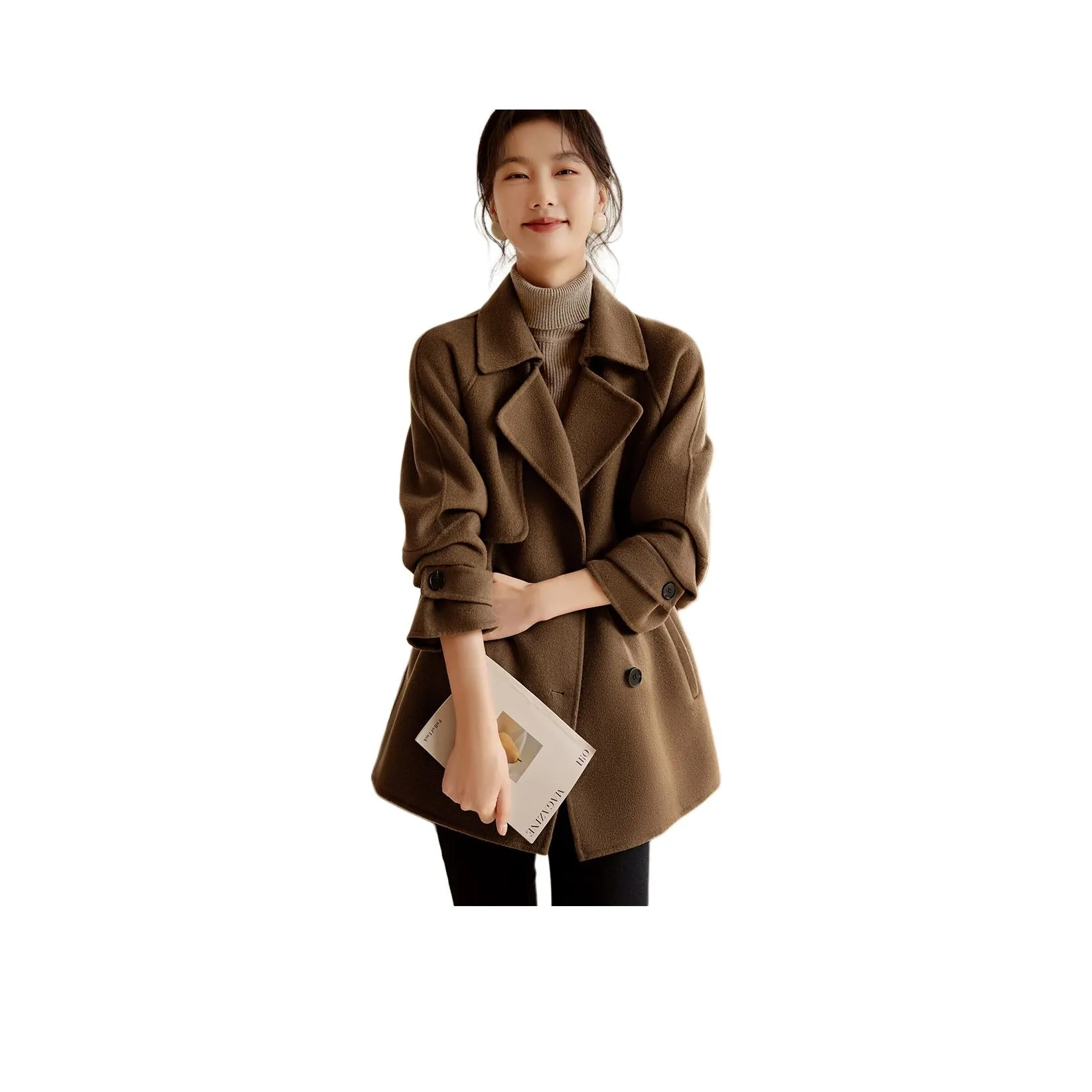 XWI Deep Кофе Женское Пальто