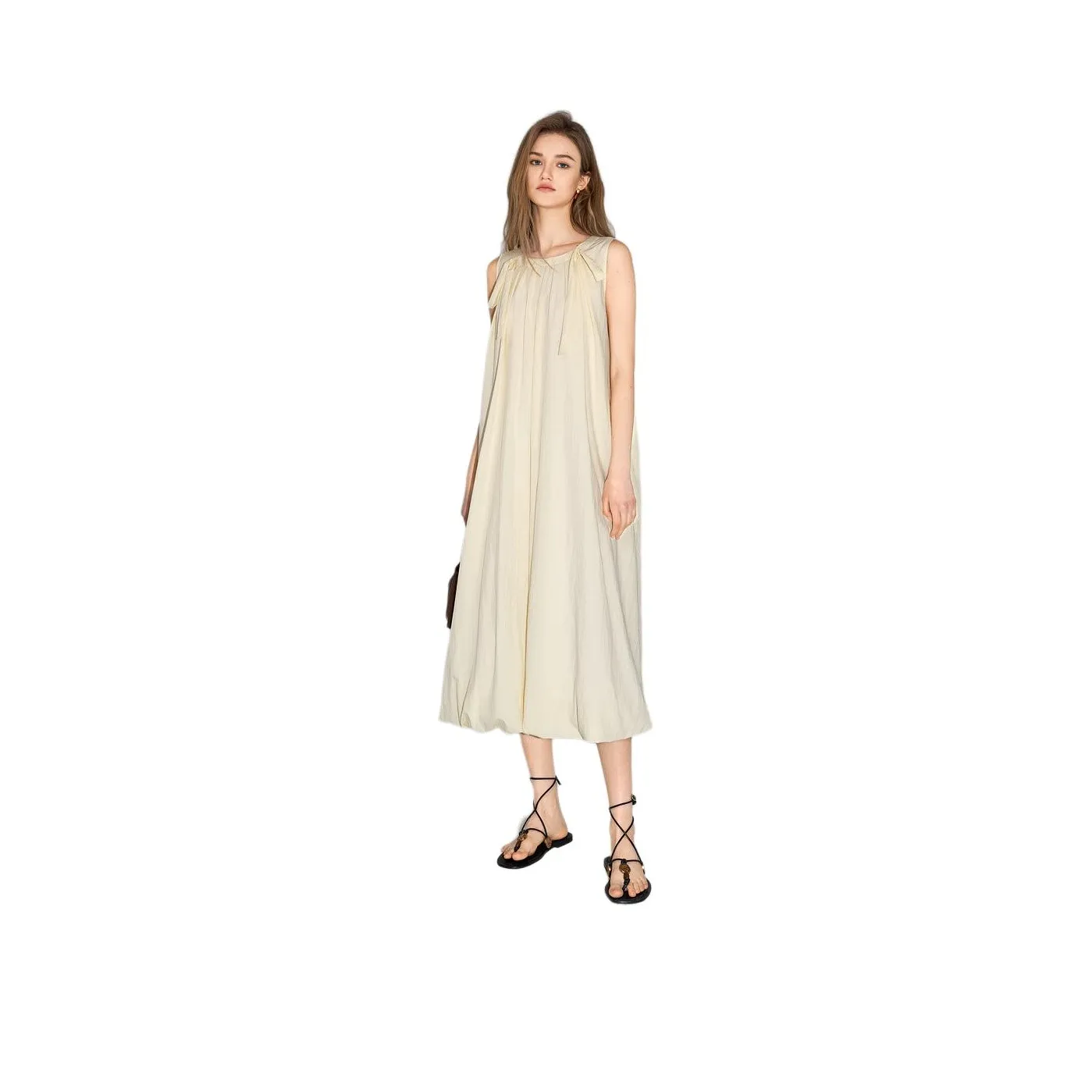 Bethine Sleeveless Dresses Women's Lemon Smoothie Yellow
