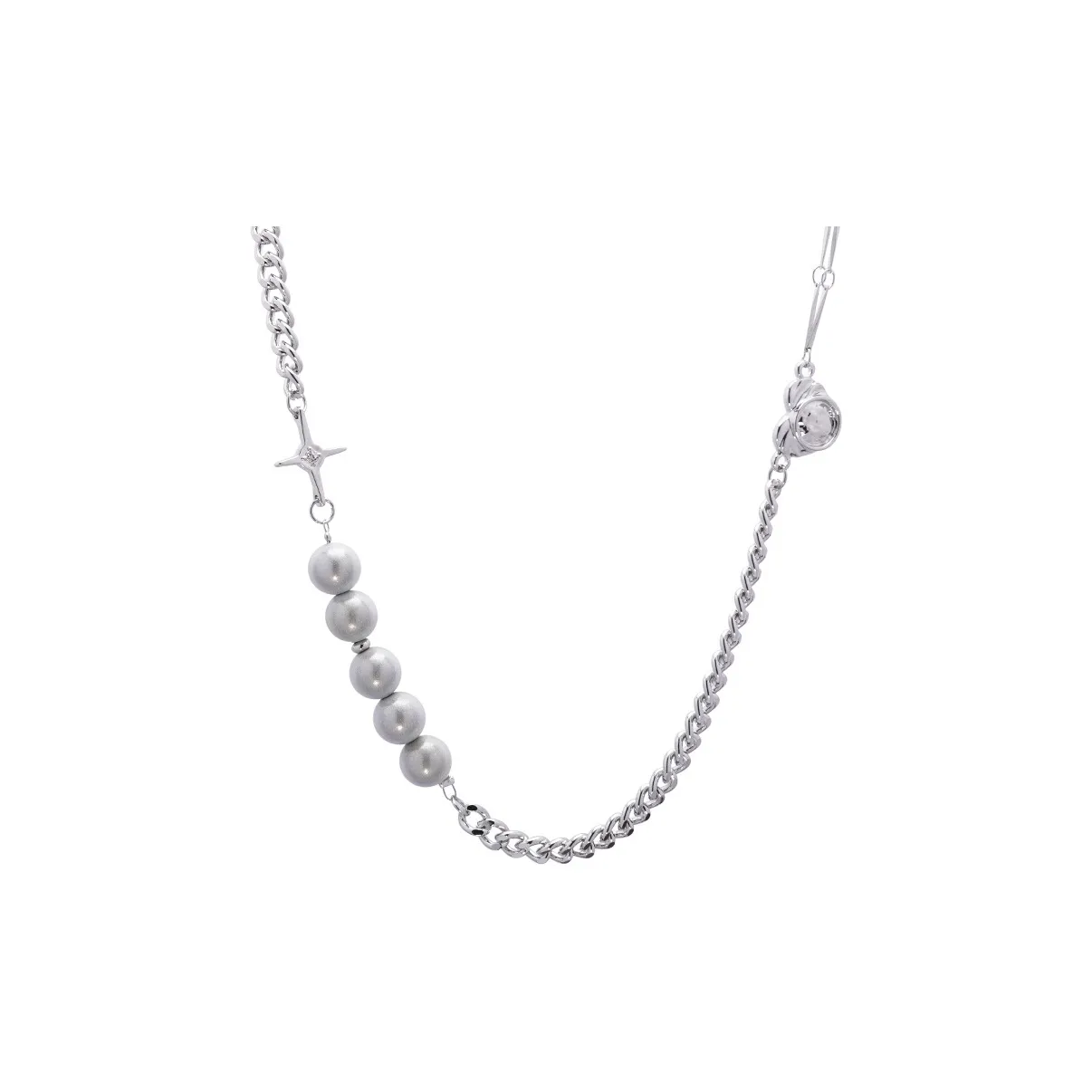 KING OF BLING Сплав Искусственная жемчужина Ожерелья Унисекс