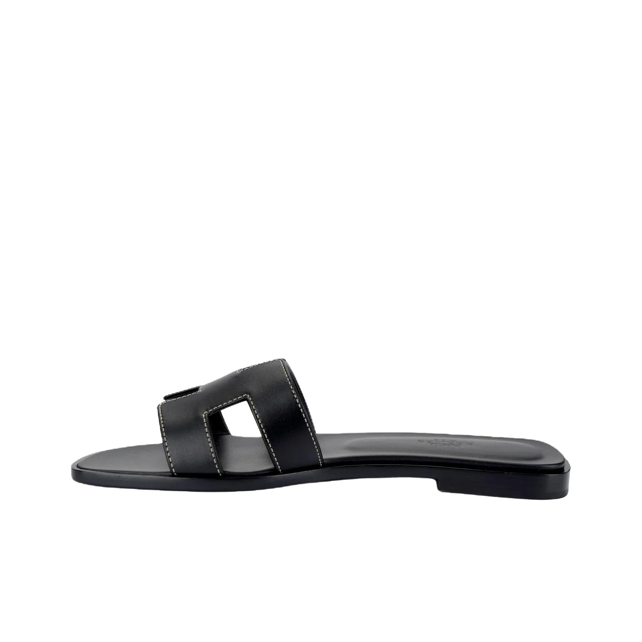 HERMES Oran Sandal Nior Box Calfskin Leather
