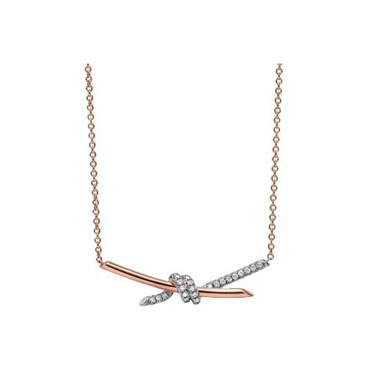 TIFFANY & CO. 18K Rose Gold Necklaces Women's