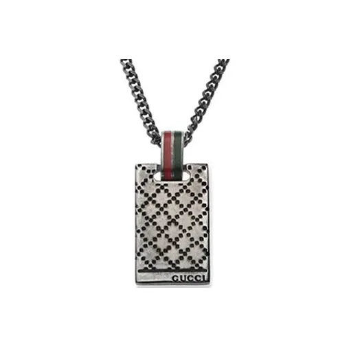 GUCCI 925 Sterling Silver Necklaces Unisex