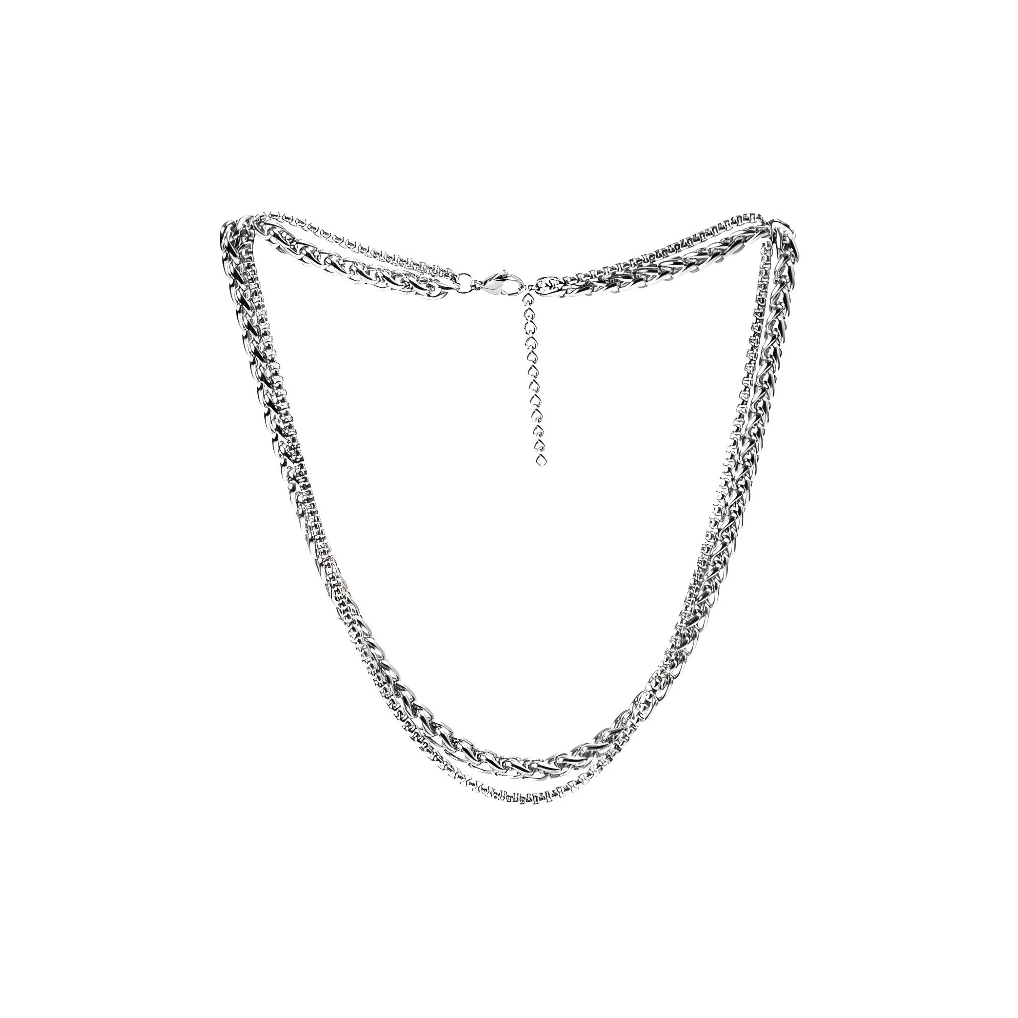 OWNREWARDS Титановая сталь Ожерелье Унисекс