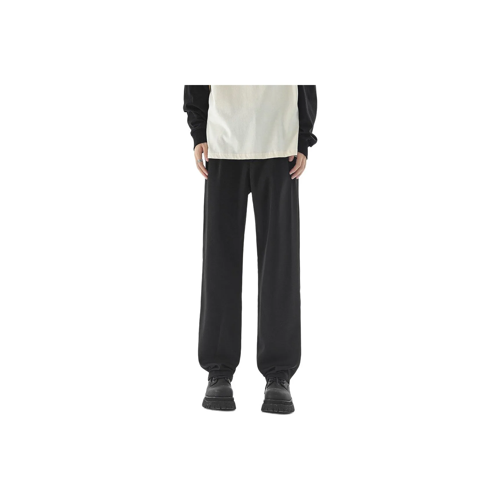 CAT'S PAW Черные унисекс костюмные брюки