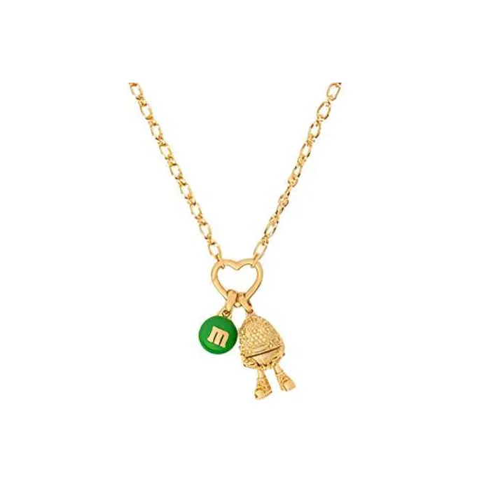 Kate Spade Copper Necklaces Unisex Green/Multicolor