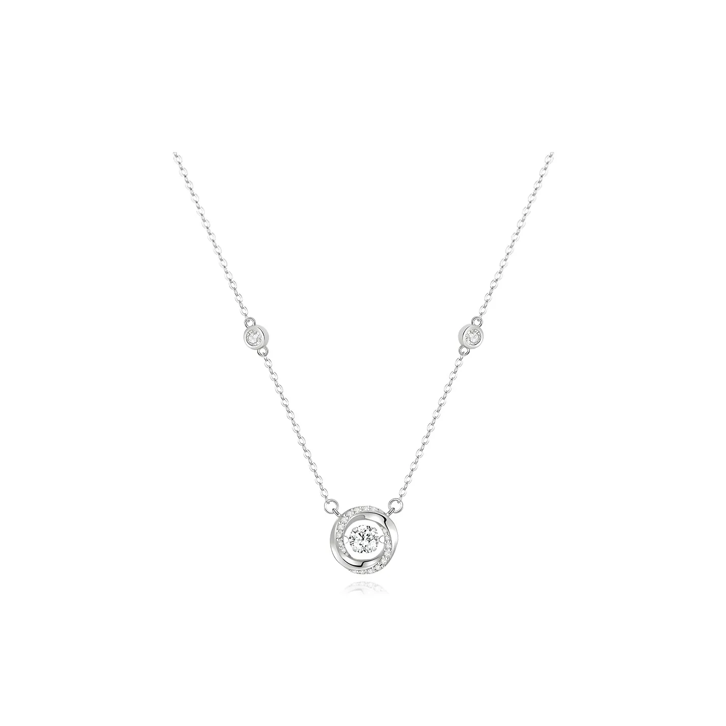 Ice Heart Rain Сплав Ожерелья Женские