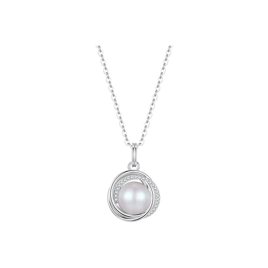 Heart Grass S925 Silver Necklaces Women's