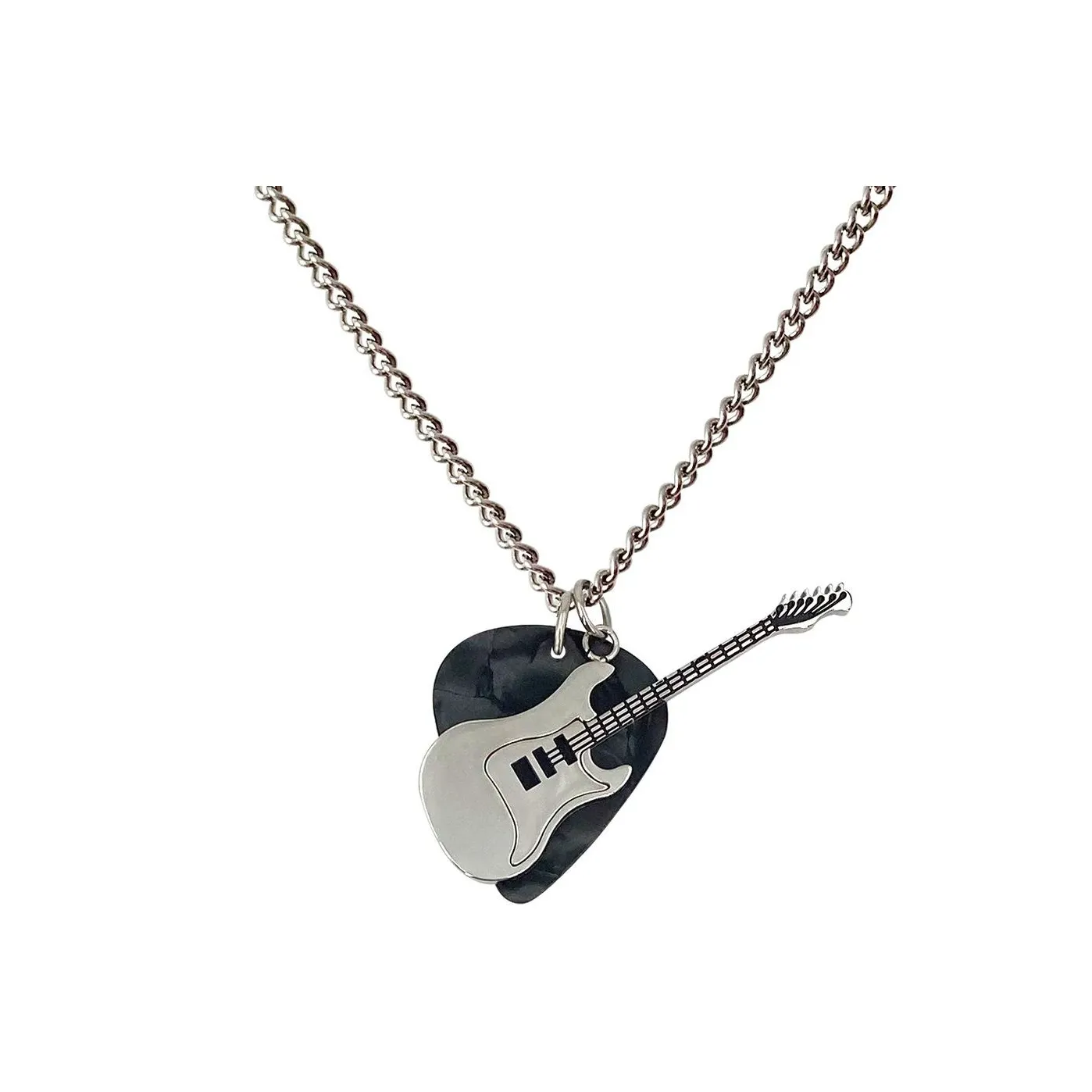 QIANFANGDAHUANGYE Сплав Ожерелья Унисекс Серебряный