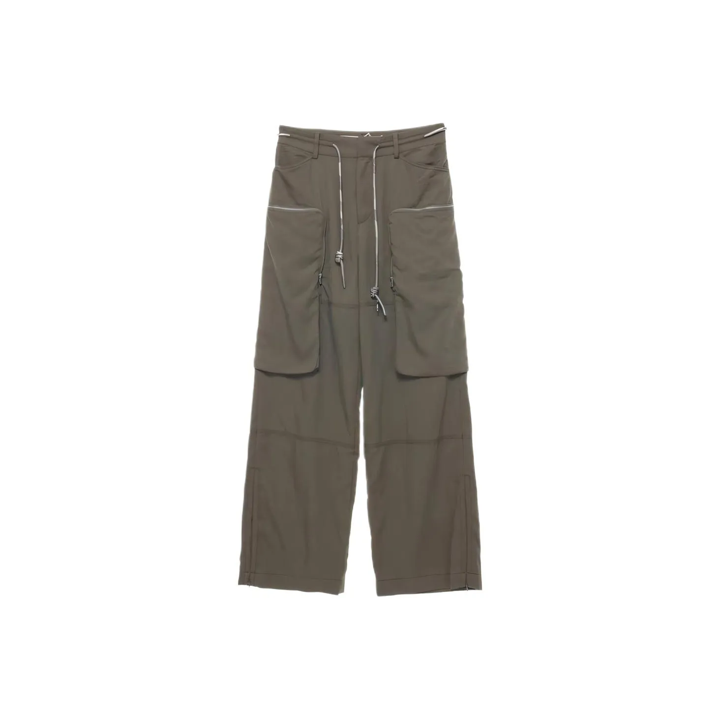 Medium Well Брюки карго Женские Армейский зеленый