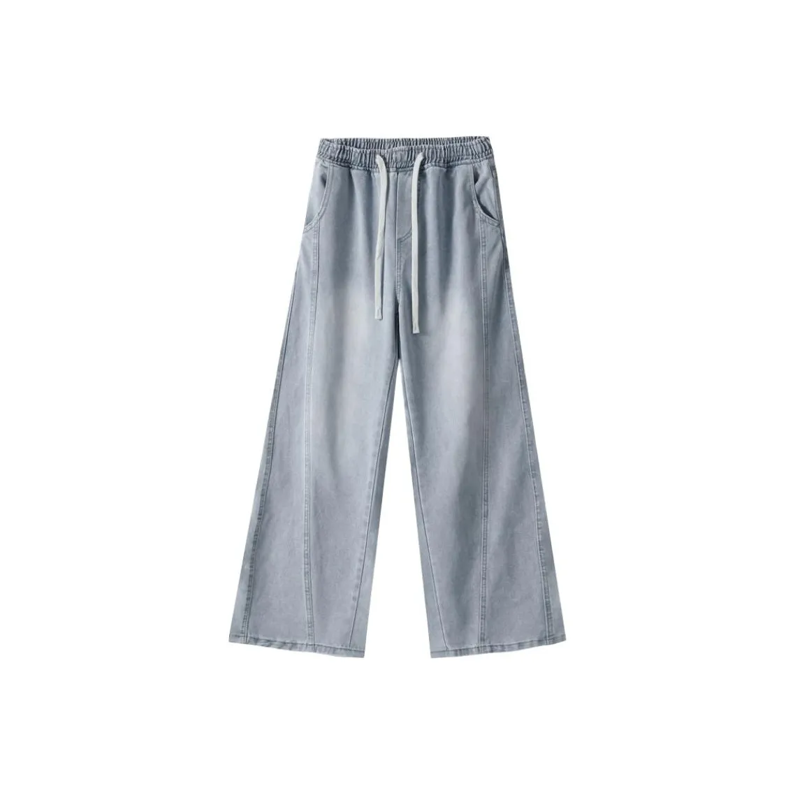 HIPHOPPUNKS Ice Blue Men's Jeans HIPHOPPUNKS Ice Blue Мужские Джинсы